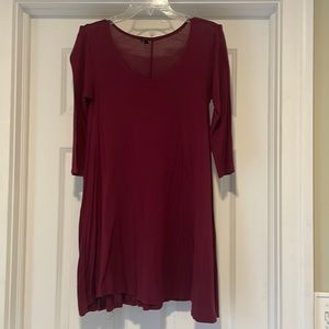 Maroon Dress